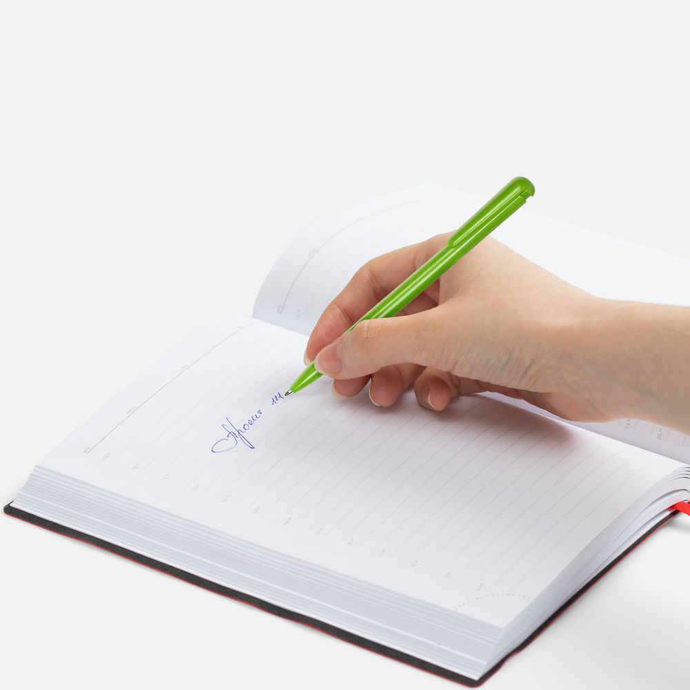 Ручка шариковая Penpal, зеленая / Миниатюра WWW (1000)