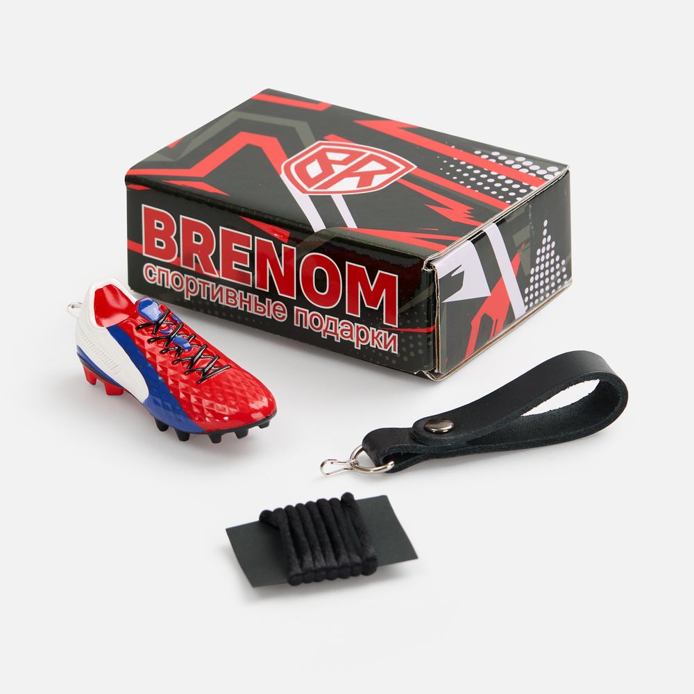 Брелок «Футбольная бутса», красный / Миниатюра WWW (1000)