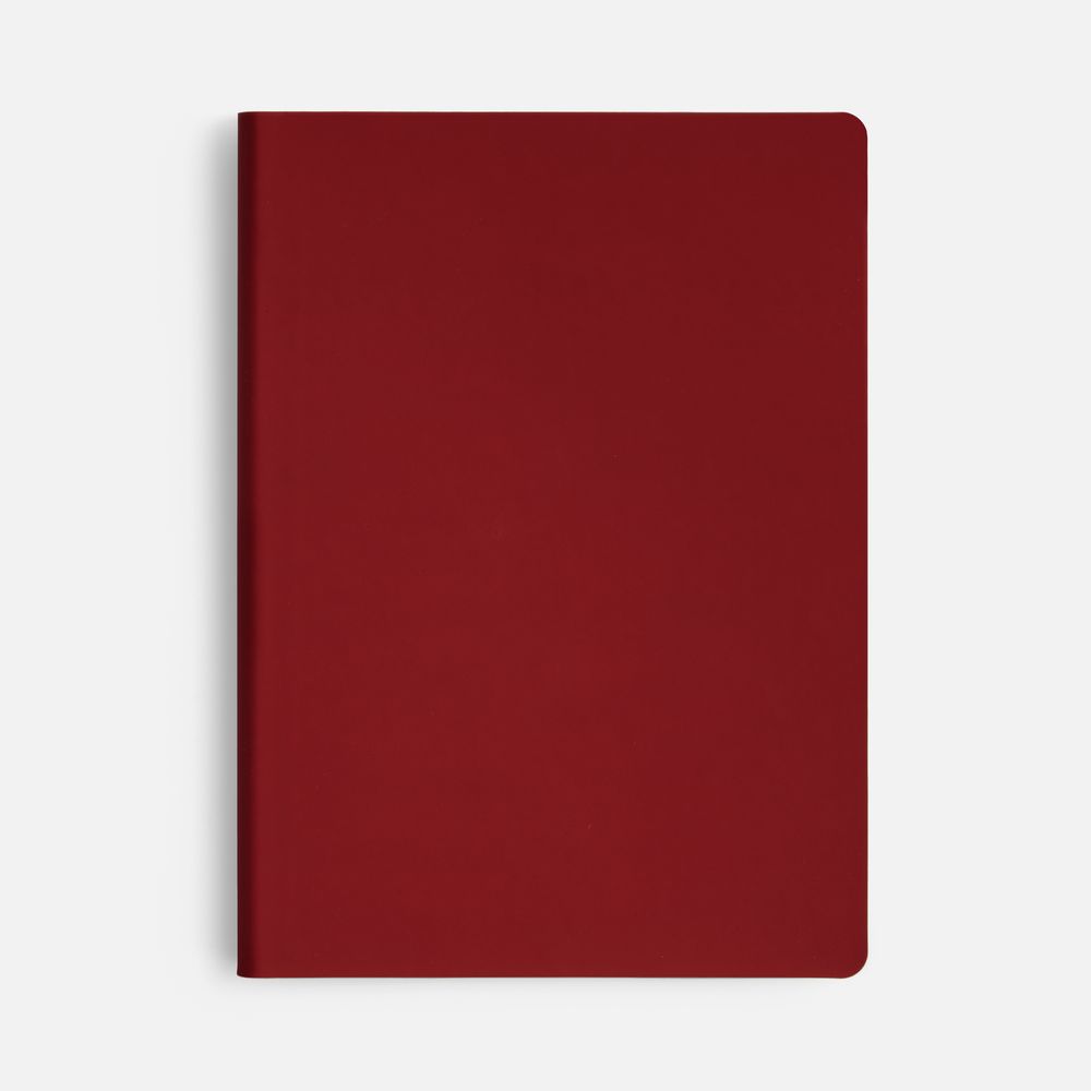 Ежедневник Flex Shall New, недатированный, красный / Миниатюра WWW (1000)