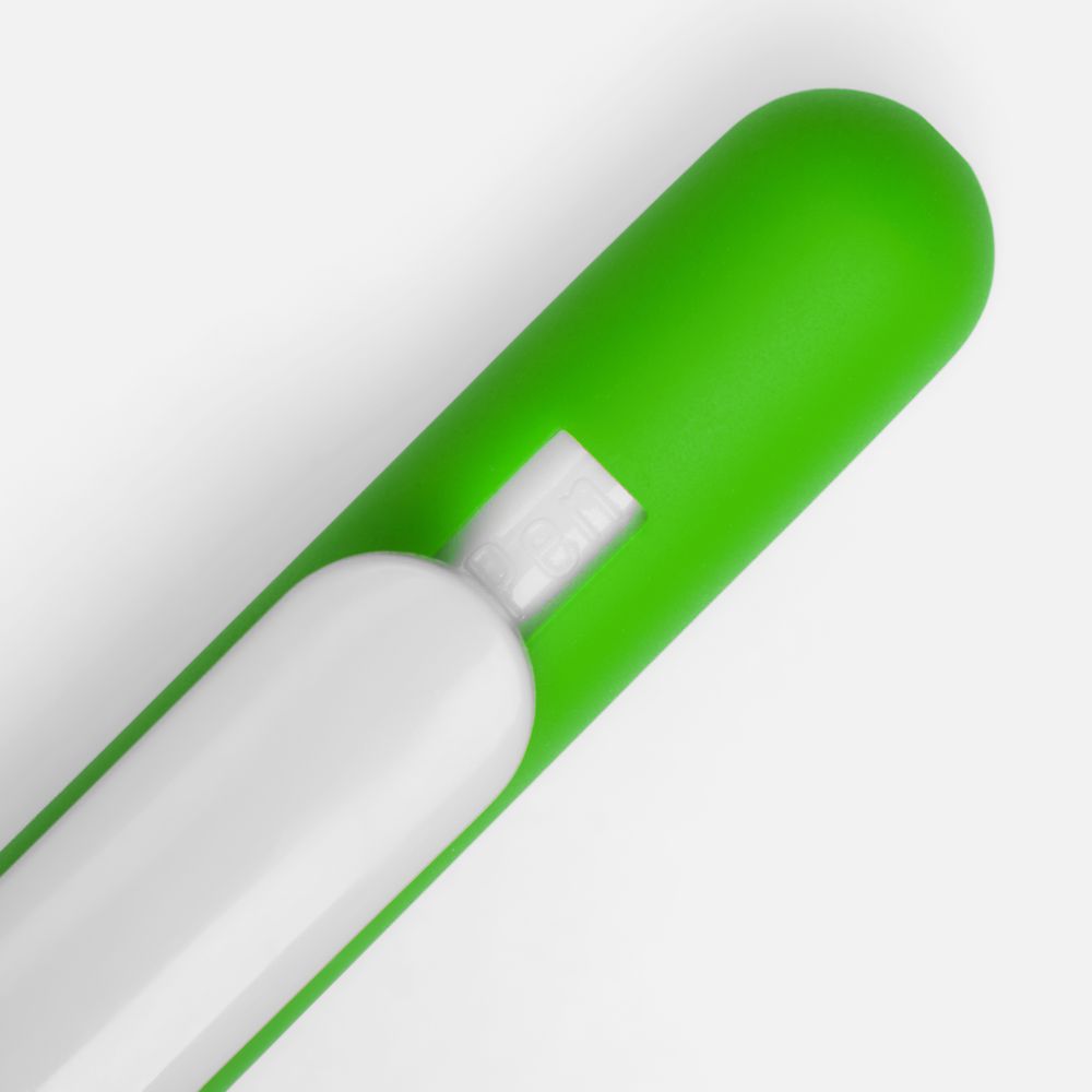 Ручка шариковая Swiper Soft Touch, зеленая с белым / Миниатюра WWW (1000)