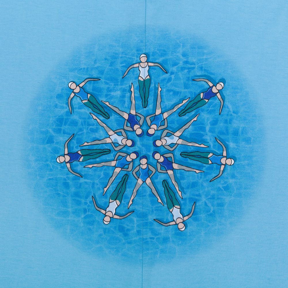 Футболка женская «Вместе и вовремя» / Миниатюра WWW (1000)