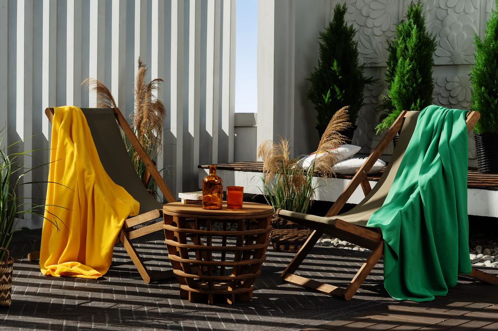 Флисовый плед Warm&Peace, зеленый / Миниатюра WWW (1000)