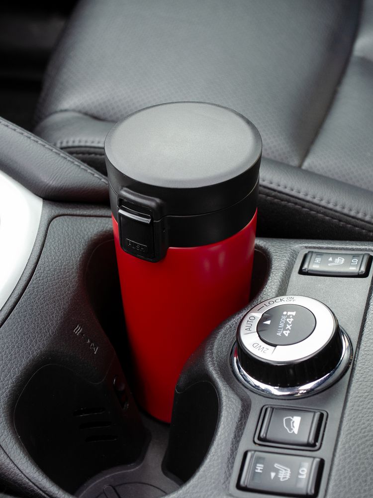 Термостакан с ситечком No Leak Infuser, красный / Миниатюра WWW (1000)