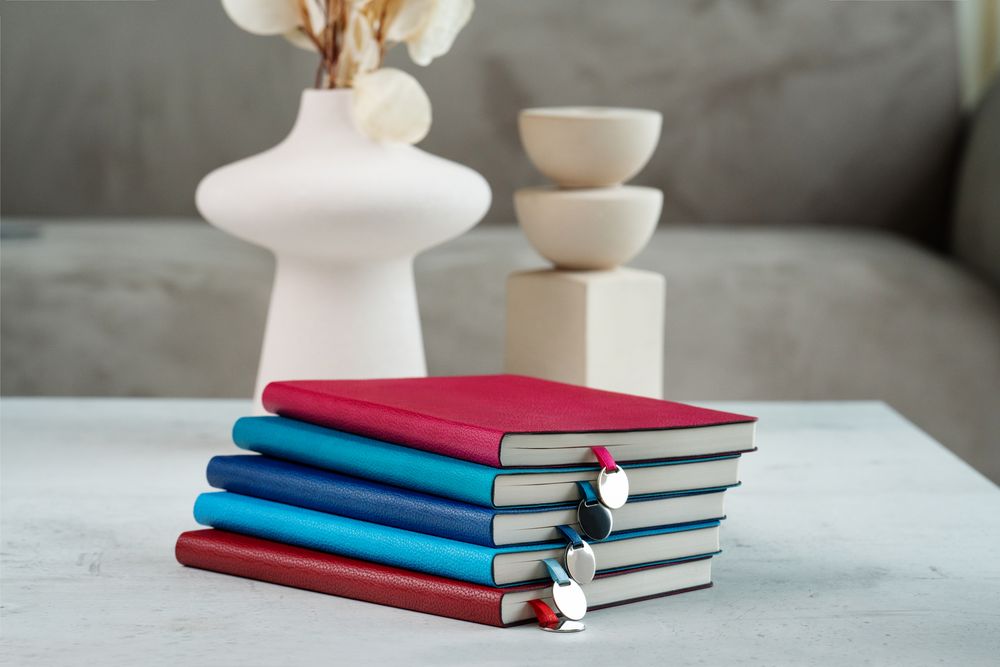 Ежедневник Lafite, недатированный, красный / Миниатюра WWW (1000)