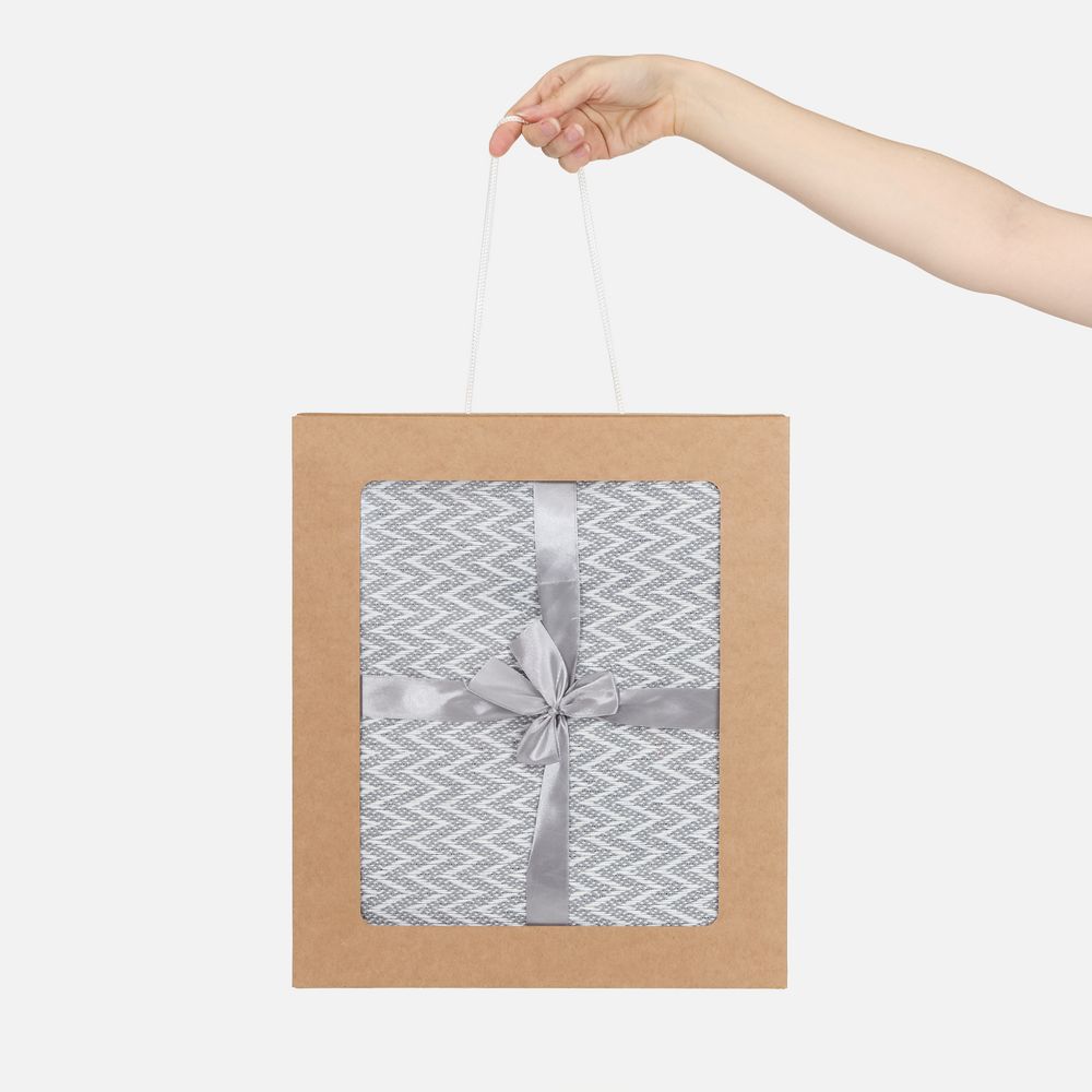 Коробка Pacanelle, M, с белой ручкой / Миниатюра WWW (1000)