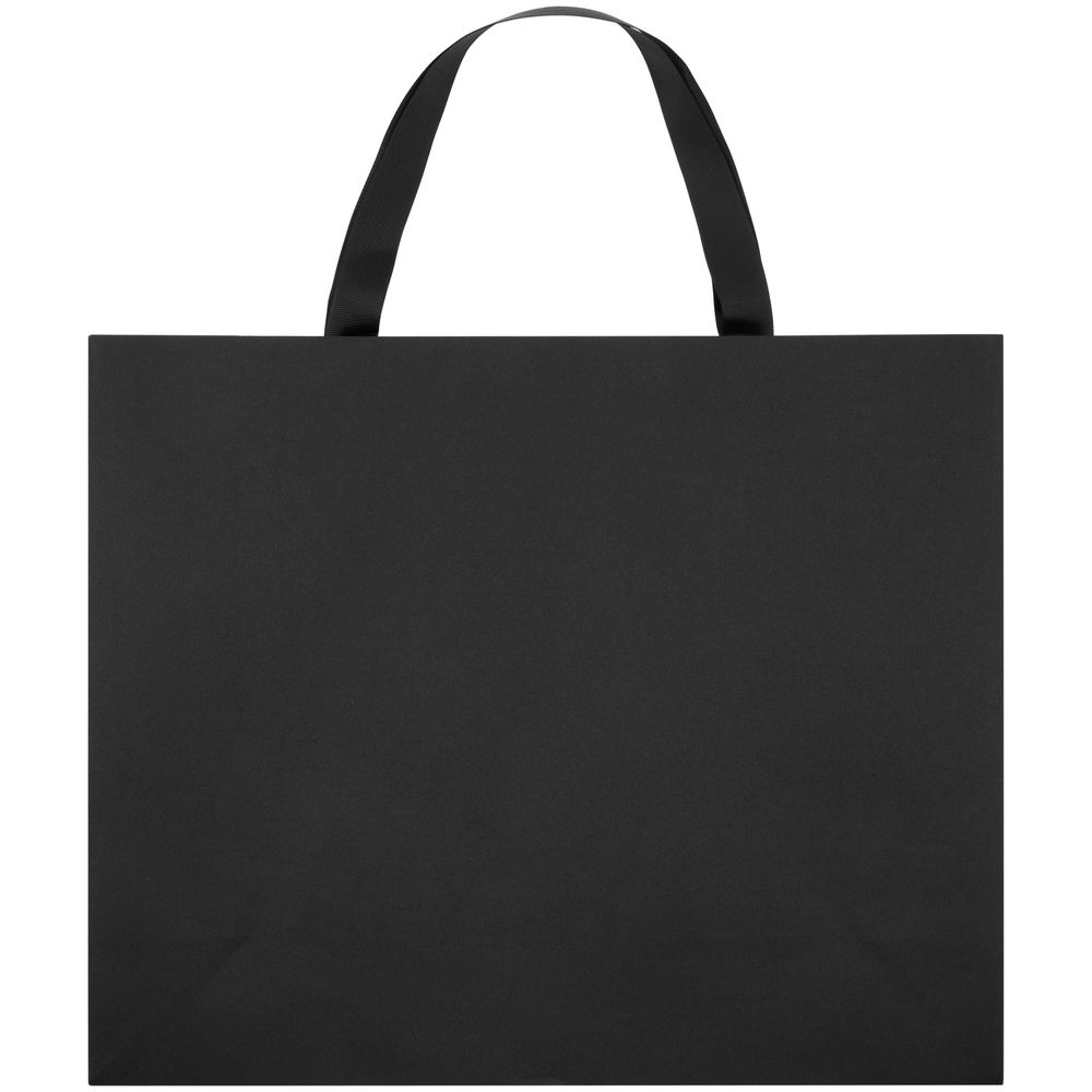 Пакет бумажный Manilla L, черный / Миниатюра WWW (1000)