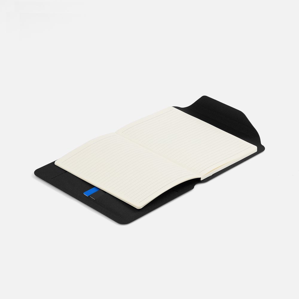 Папка с блокнотом Firmans Mini, черная / Миниатюра WWW (1000)