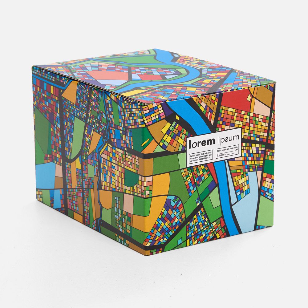 Коробка с печатью на заказ Freeform, L / Миниатюра WWW (1000)