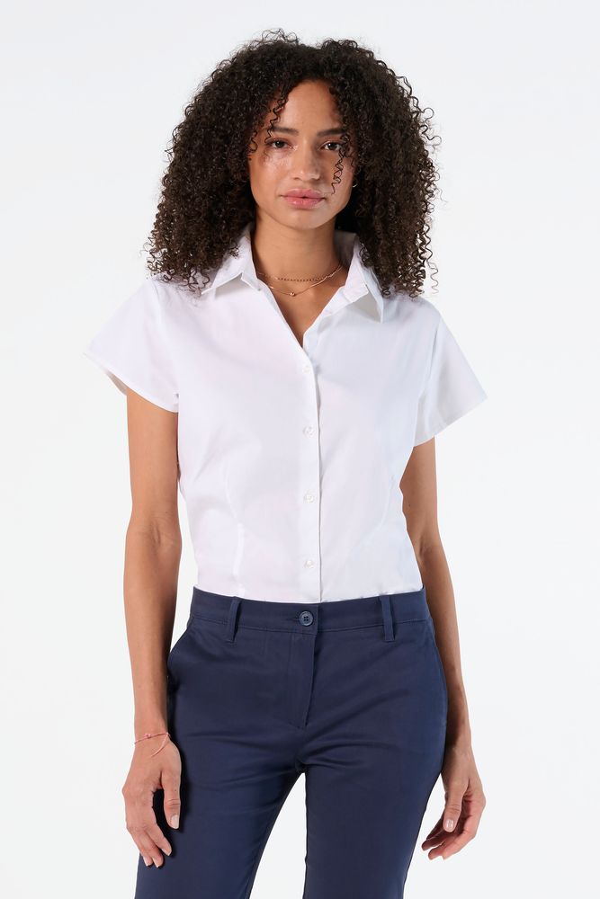 Рубашка женская с коротким рукавом Excess, черная / Миниатюра WWW (1000)