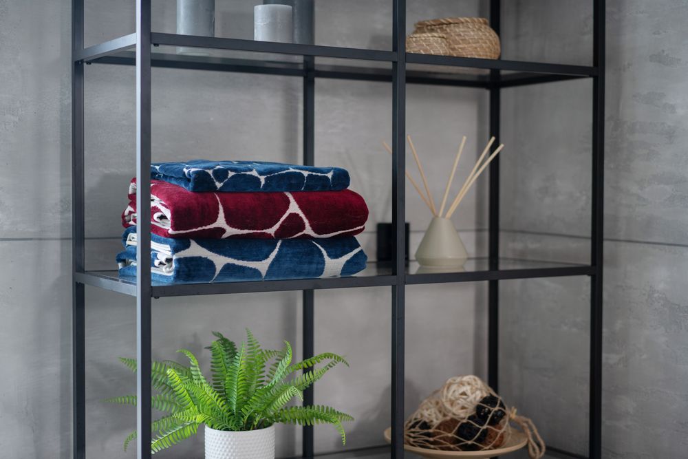 Полотенце Giraffe, большое, бежевое с зеленым / Миниатюра WWW (1000)