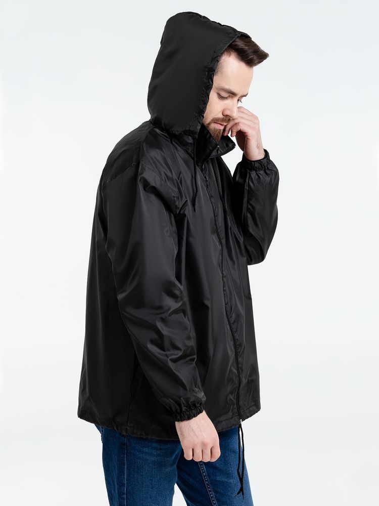 Ветровка унисекс Shift, черная / Миниатюра WWW (1000)