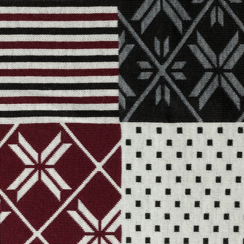 Плед North Colour, бордовый / Миниатюра WWW (1000)