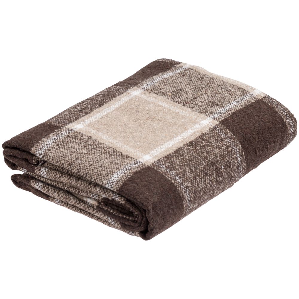 Плед Dublin, темно-коричневый / Миниатюра WWW (1000)