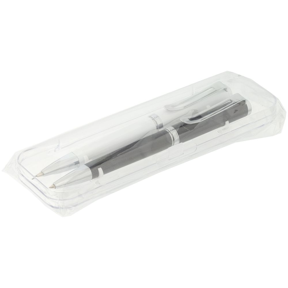 Набор Phase: ручка и карандаш, черный с белым / Миниатюра WWW (1000)