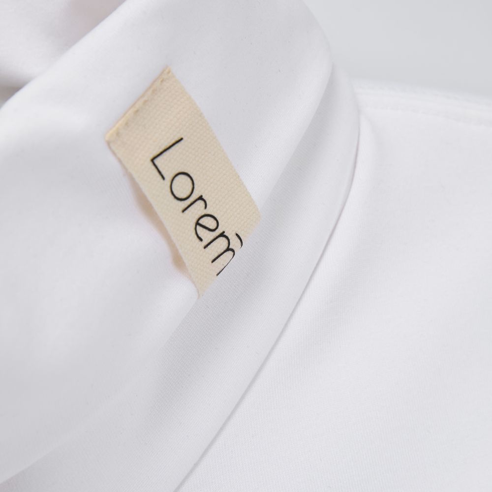 Лейбл хлопковый Doni, S, неокрашенный / Миниатюра нанесения (1000)