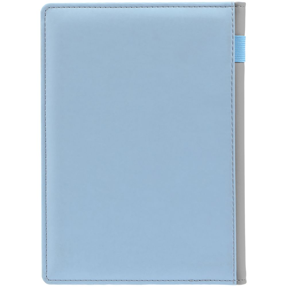 Ежедневник Spain Shall, недатированный, голубой с серым / Миниатюра WWW (1000)