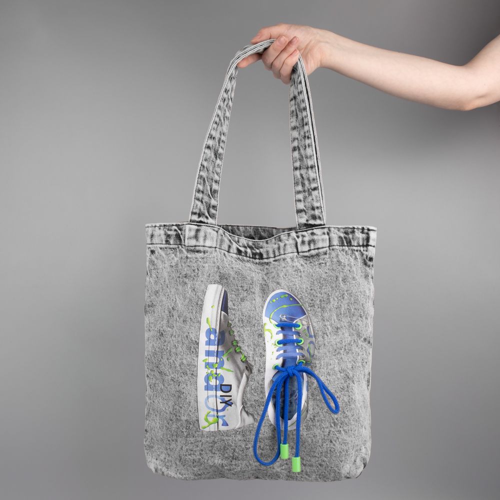 Наконечник для шнурка Tizzle, зеленый неон / Миниатюра WWW (1000)