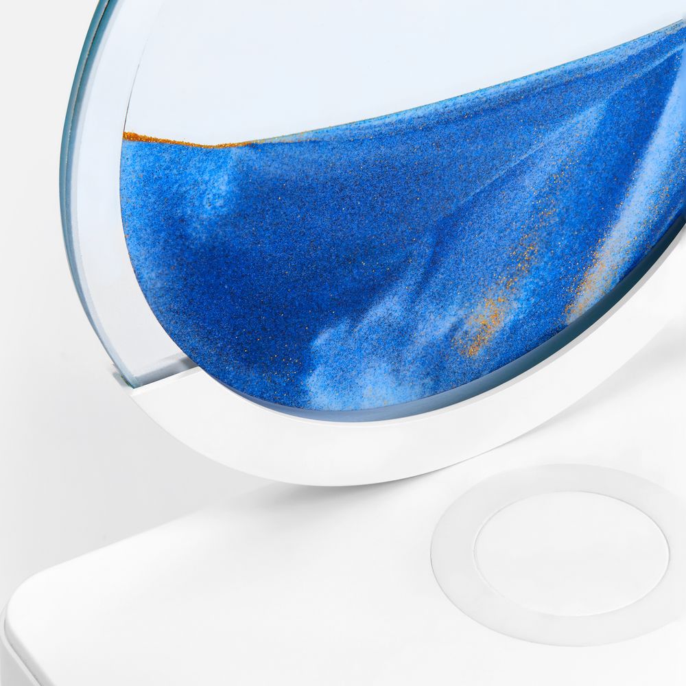 Интерьерный светильник с беспроводной зарядкой Sandflow, белый / Миниатюра WWW (1000)