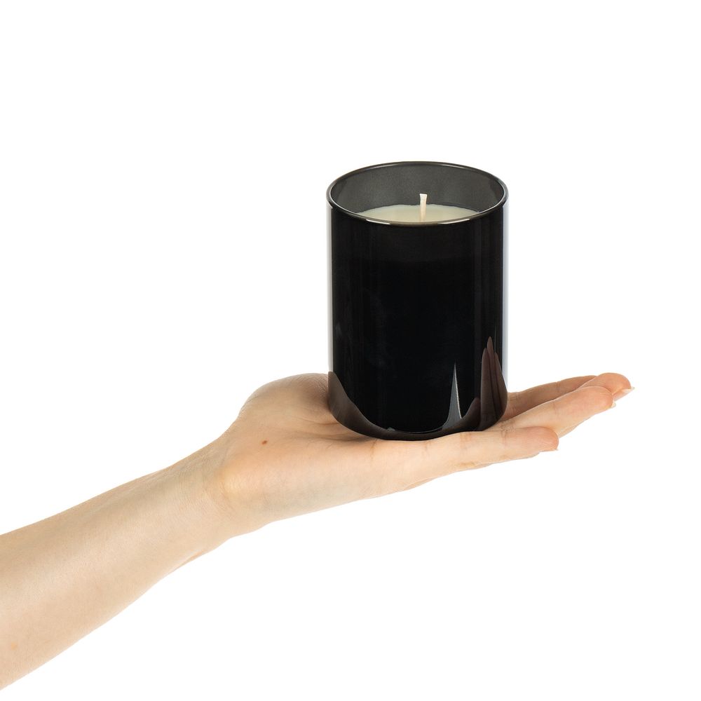 Ароматическая свеча Flikka, сандал и амбра, черная / Миниатюра WWW (1000)