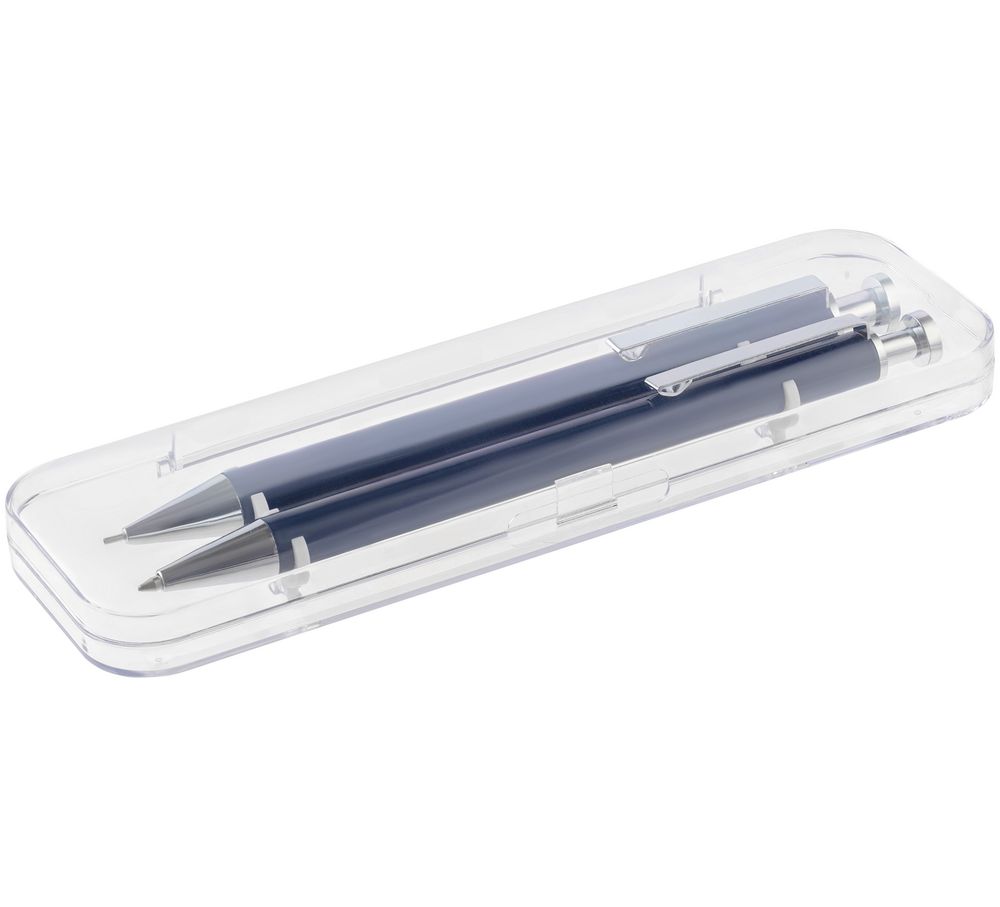 Набор Attribute: ручка и карандаш, синий / Миниатюра WWW (1000)