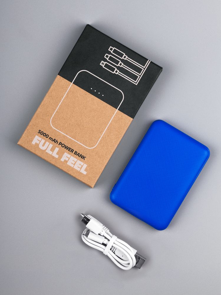 Внешний аккумулятор Uniscend Full Feel Type-C, 5000 мАч, синий / Миниатюра WWW (1000)