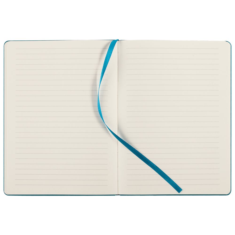 Блокнот Scope, в линейку, бирюзовый, с тонированной бумагой / Миниатюра WWW (1000)