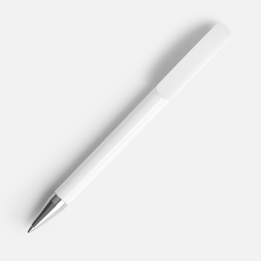 Ручка шариковая Prodir DS3 TPC, белая / Миниатюра WWW (1000)