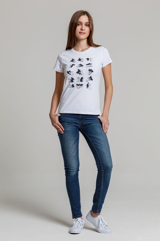 Футболка женская «Неочевидное» / Миниатюра WWW (1000)