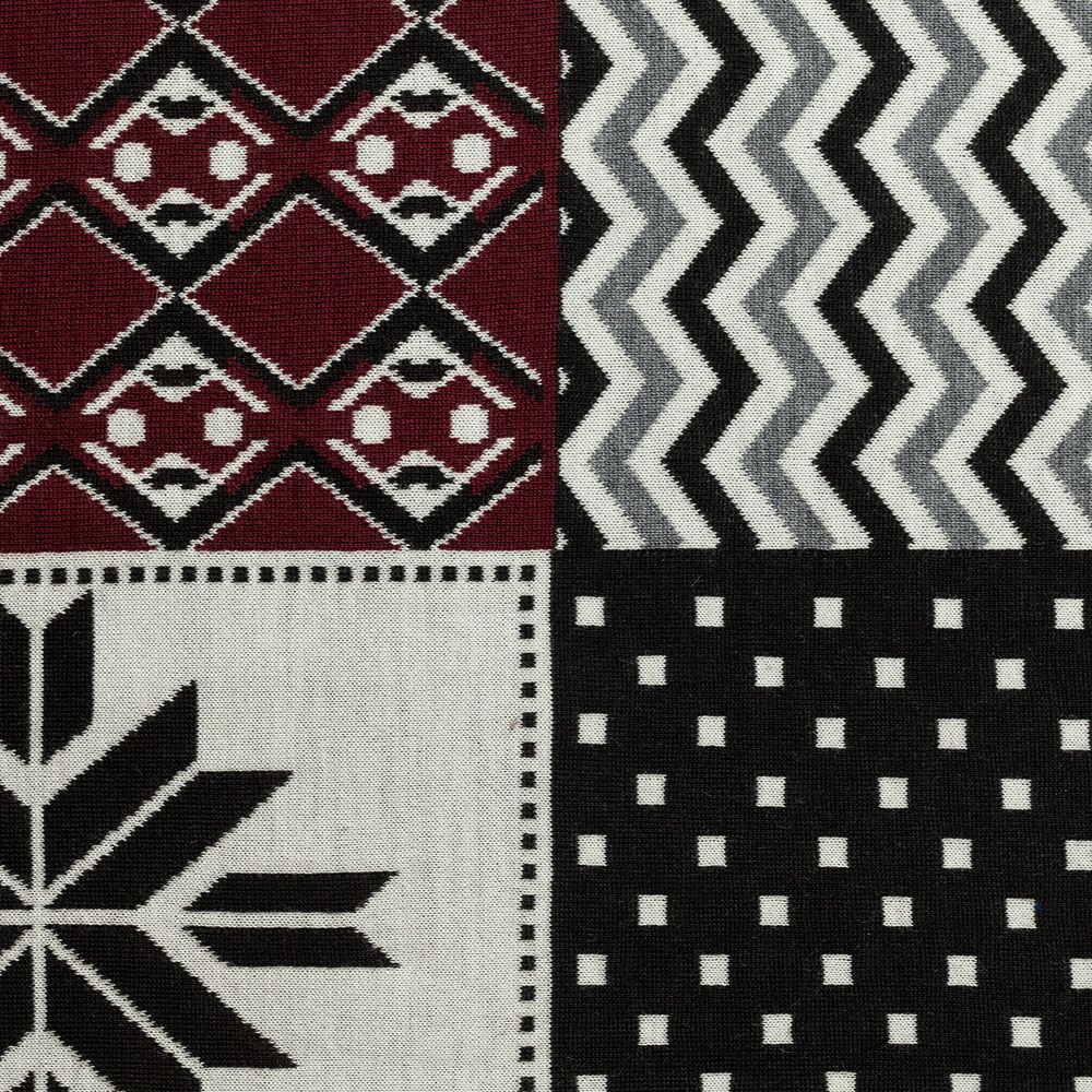 Плед North Colour, бордовый / Миниатюра WWW (1000)