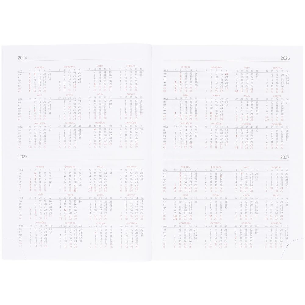 Ежедневник New Nebraska, датированный, коричневый / Миниатюра WWW (1000)