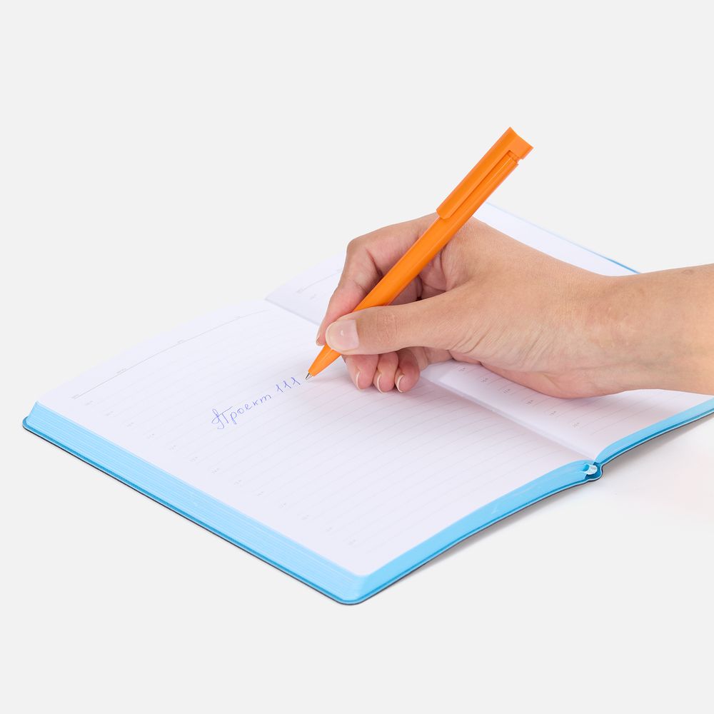 Ручка шариковая Liberty Polished, оранжевая / Миниатюра WWW (1000)