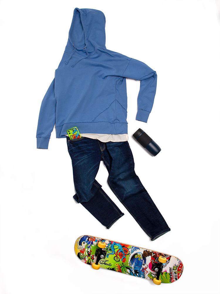 Худи унисекс Vozduh 2.0, красное / Миниатюра WWW (1000)