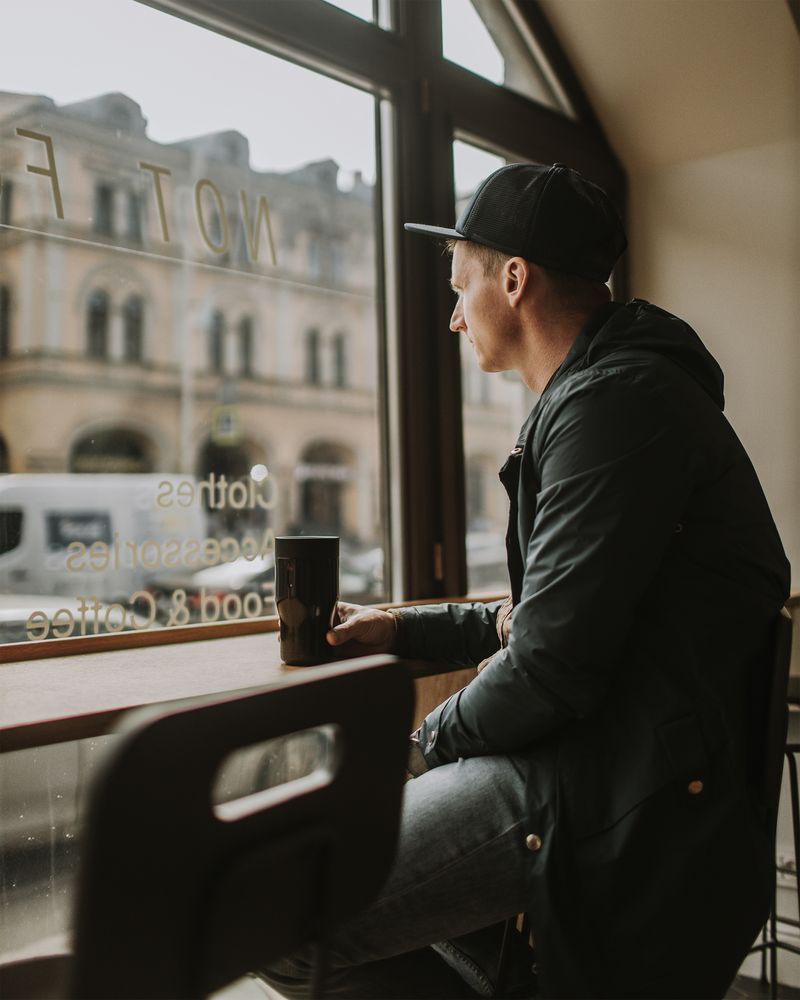 Термостакан Tumbler 350, вакуумный, черный / Миниатюра WWW (1000)