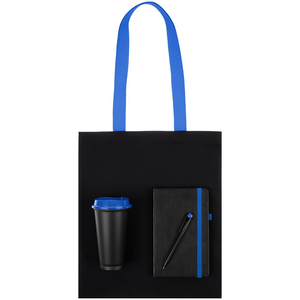 Набор Velours Bag, черный с синим / Миниатюра WWW (1000)