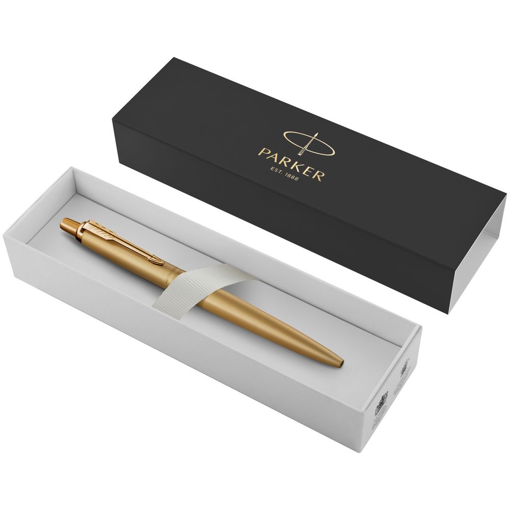 Ручка шариковая Parker Jotter XL Monochrome Gold, золотистая / Миниатюра WWW (1000)