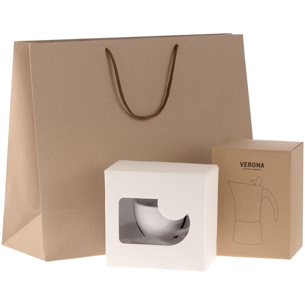 Набор для кофе Cozy Morning, белый с серым / Миниатюра WWW (1000)