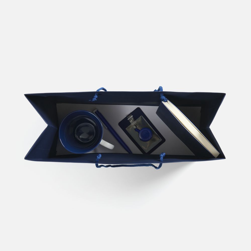 Набор Flat White, синий / Миниатюра WWW (1000)