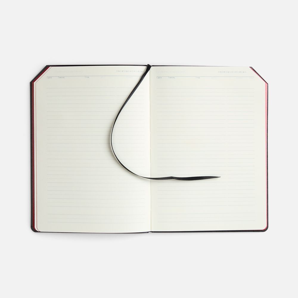 Ежедневник Espresso, недатированный, красный / Миниатюра WWW (1000)