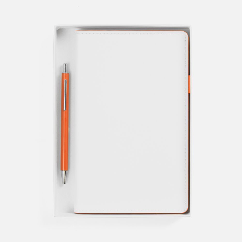 Набор White Shall, бело-оранжевый / Миниатюра WWW (1000)