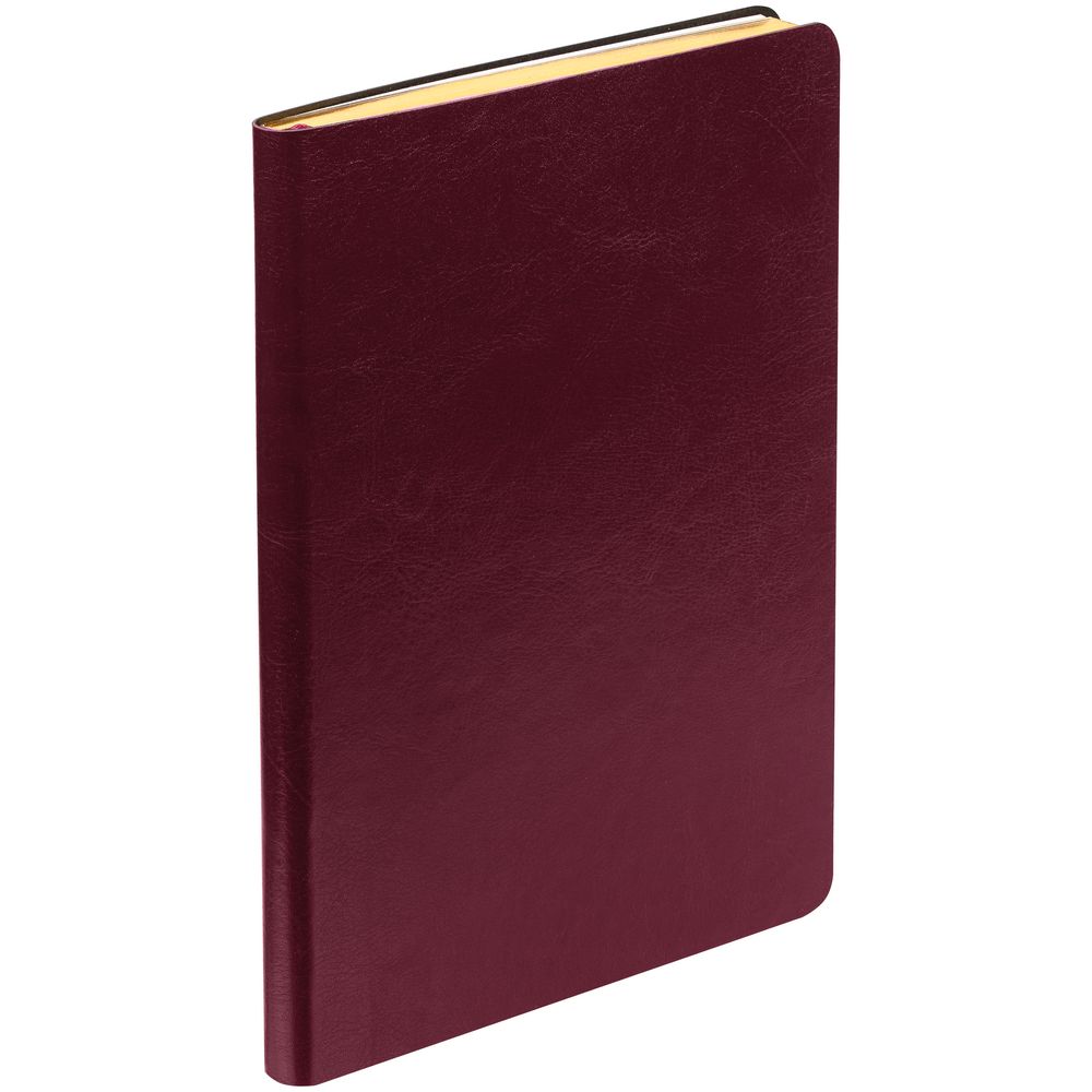 Ежедневник Nebraska Flex, недатированный, бордовый с золотистым / Миниатюра WWW (1000)