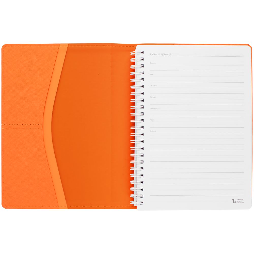 Ежедневник Spring Touch, недатированный, оранжевый / Миниатюра WWW (1000)