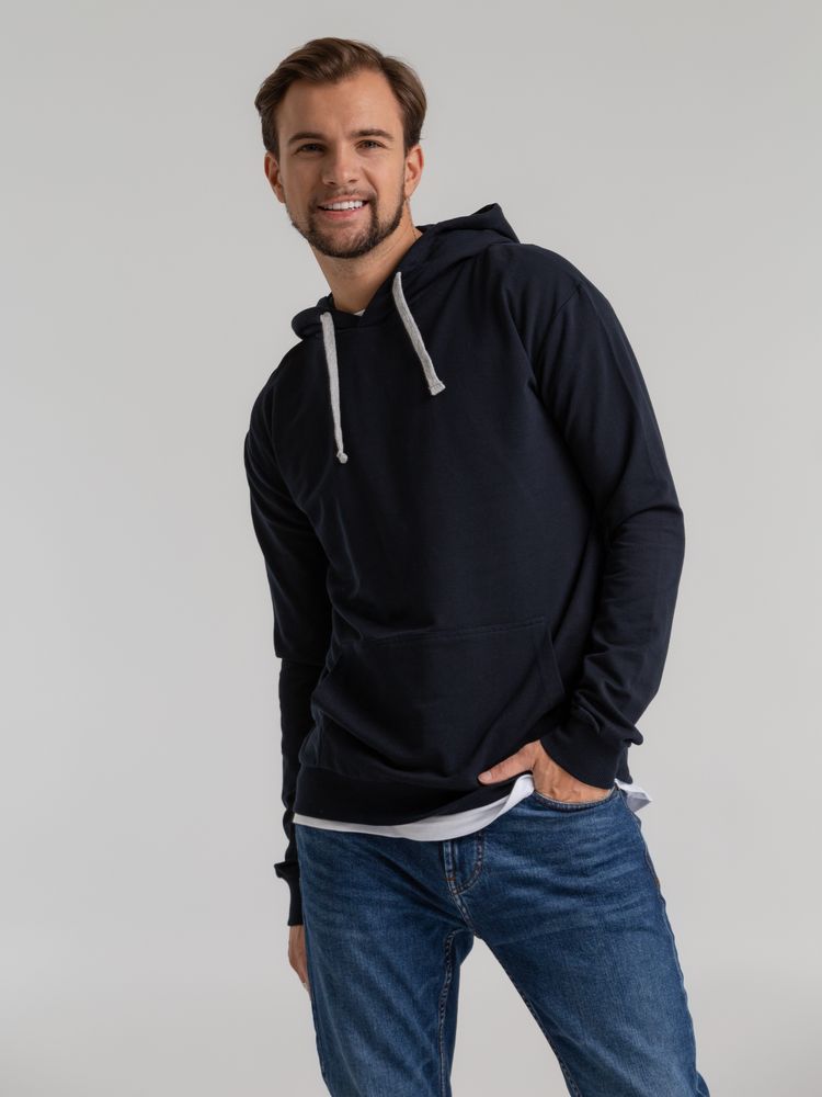 Толстовка с капюшоном Unit Kirenga, темно-синяя / Миниатюра WWW (1000)