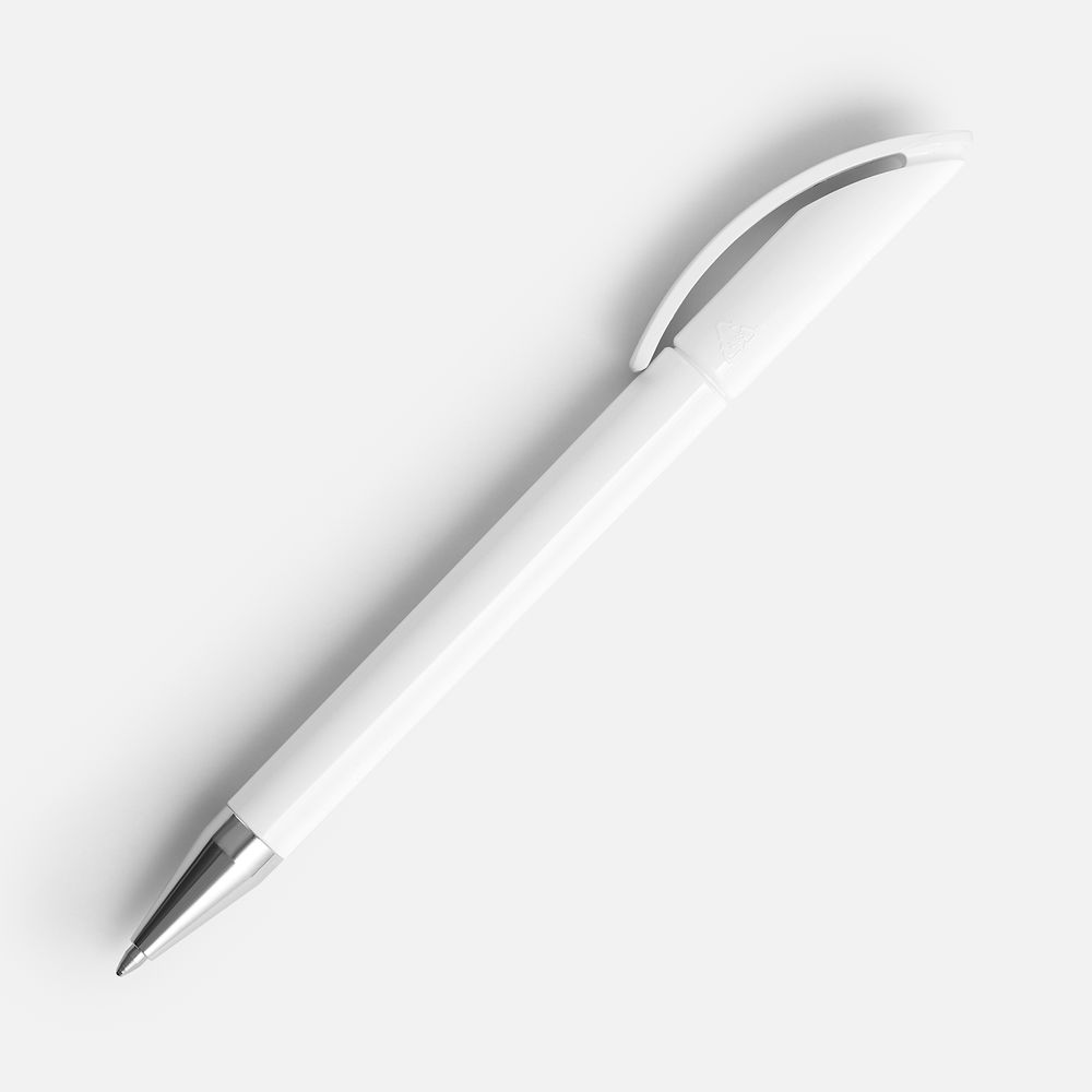 Ручка шариковая Prodir DS3 TPC, белая / Миниатюра WWW (1000)