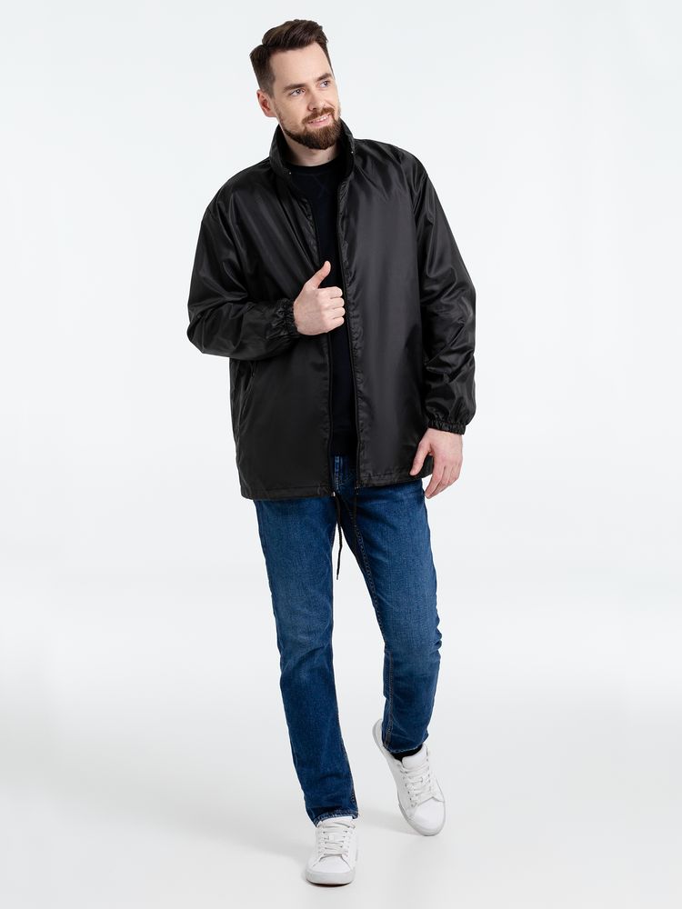 Ветровка унисекс Shift, черная / Миниатюра WWW (1000)