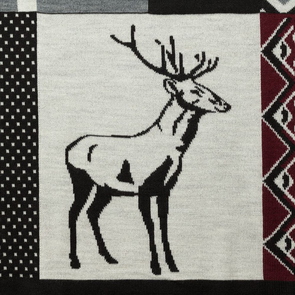 Плед North Colour, бордовый / Миниатюра WWW (1000)