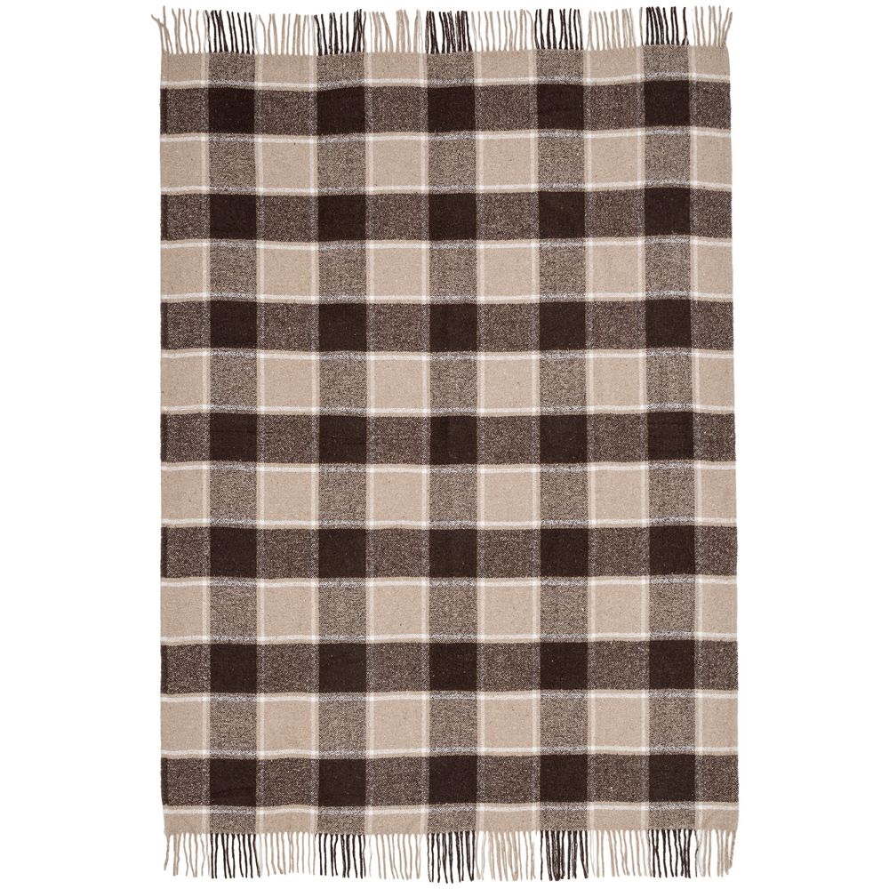 Плед Dublin, темно-коричневый / Миниатюра WWW (1000)