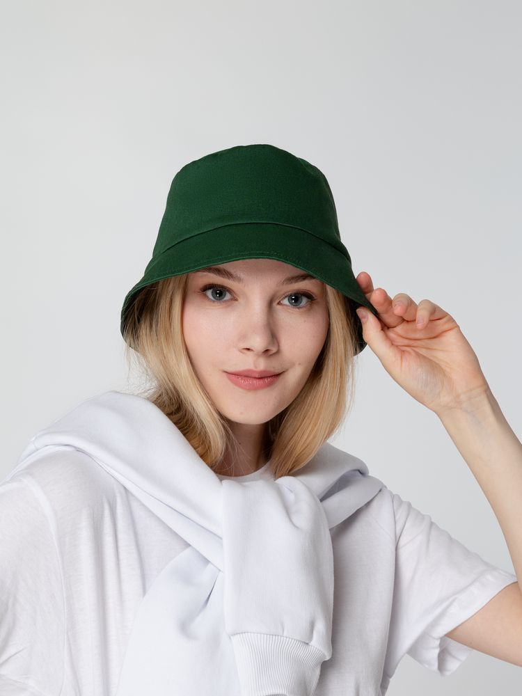 Панама Vento, зеленая (оливковая) / Миниатюра WWW (1000)