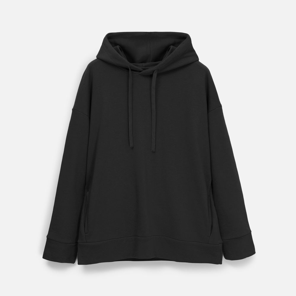 Худи унисекс H2, черное / Миниатюра WWW (1000)