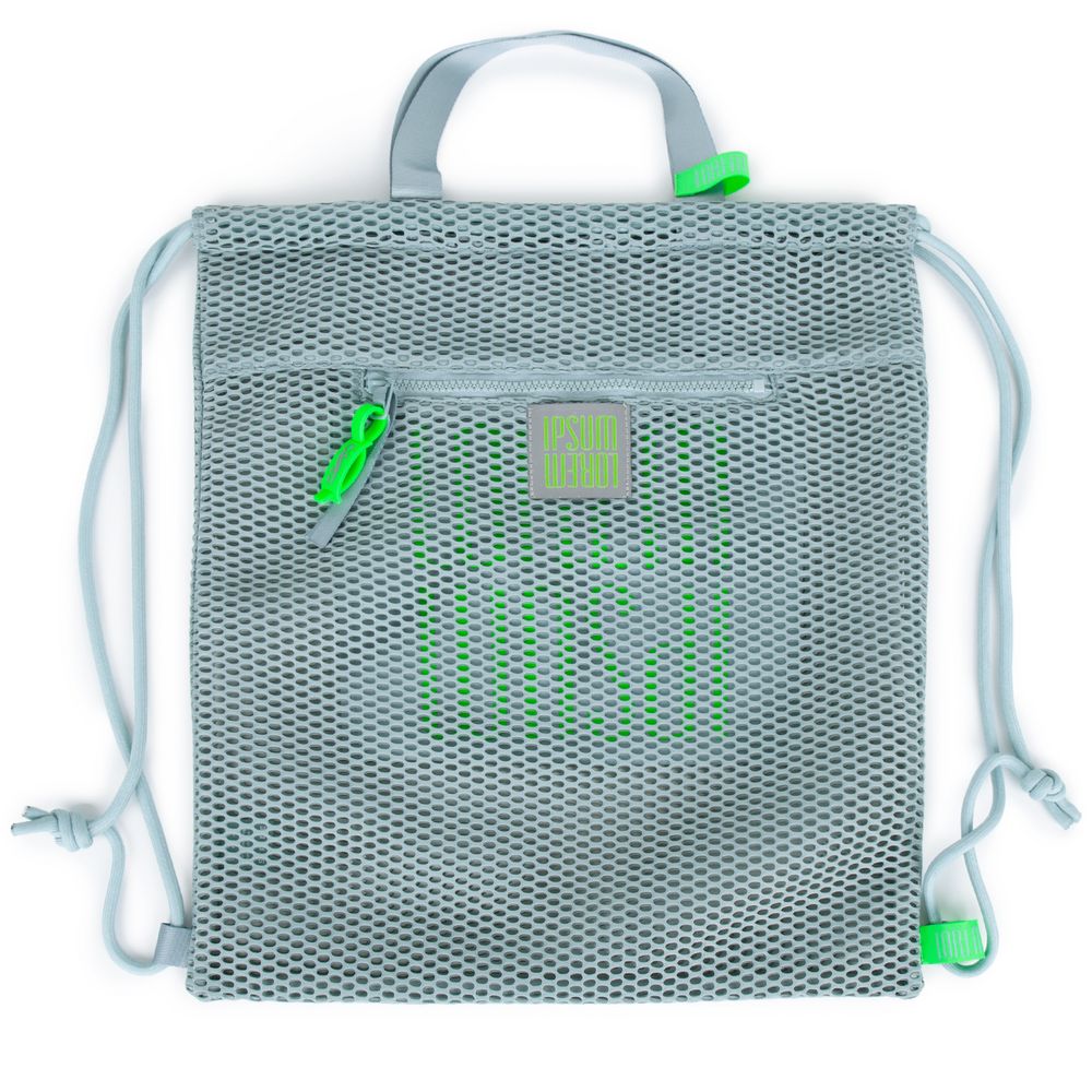 Лейбл светоотражающий Tao, L, серый / Миниатюра нанесения (1000)