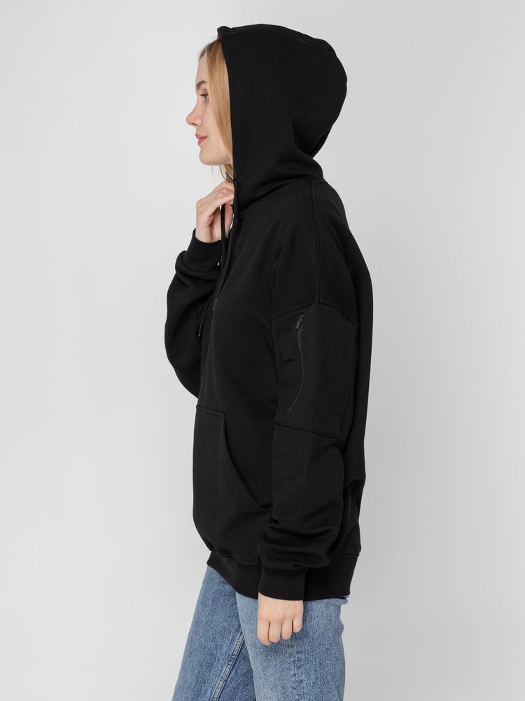 Худи унисекс Hand Some, черное / Миниатюра WWW (1000)